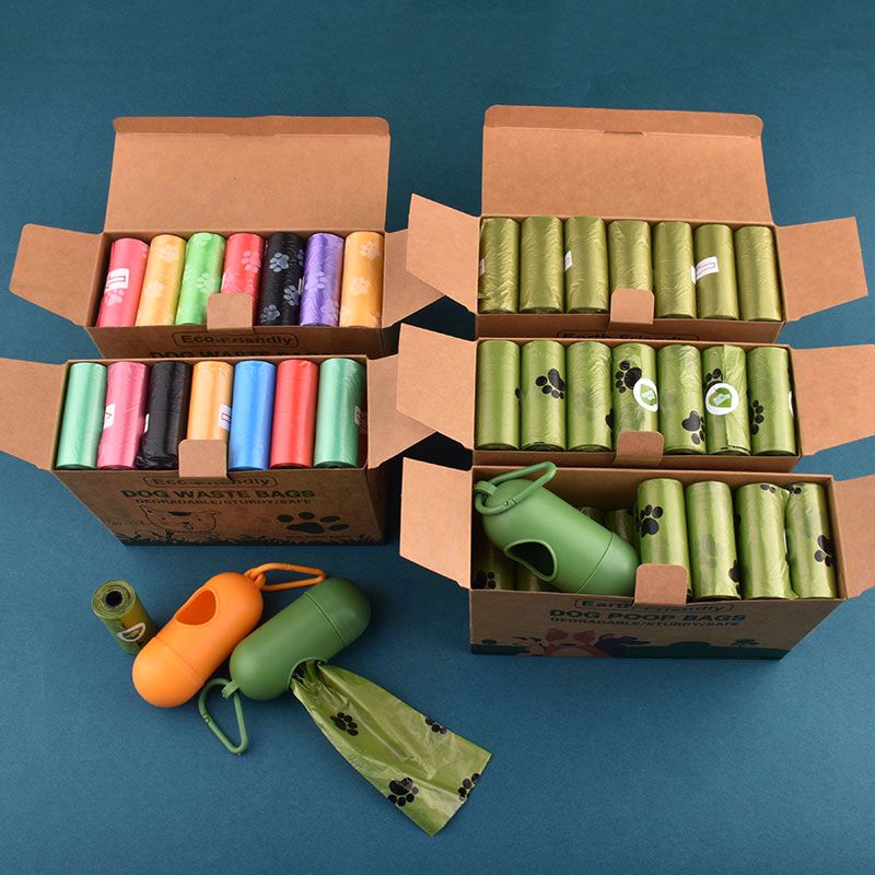 Biodegradable Bin Liner - Pet Biodegradable Trash Bag 36-42 Rolls