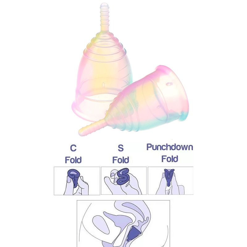 * Portable Menstrual Cup  Sili - Menstrual Cup Silicone 评论和价格