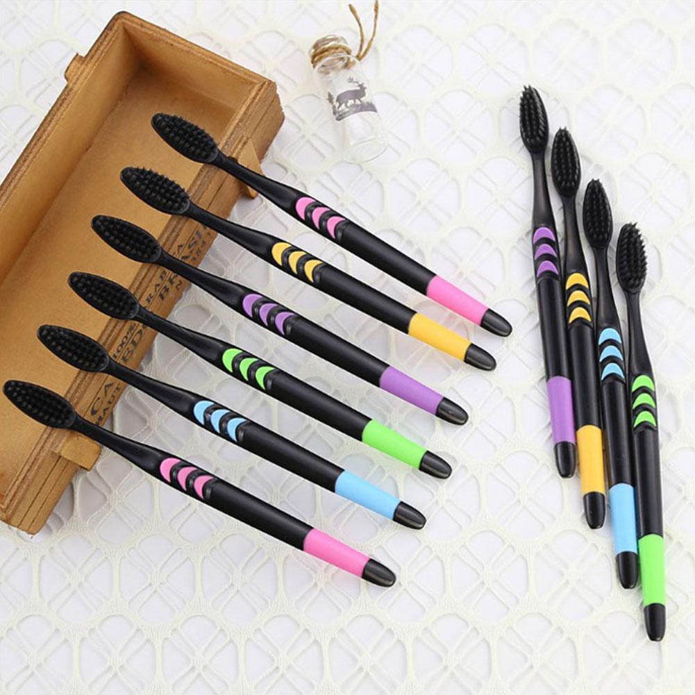 10 Pieces Packed Soft Bristle  - Bamboo Toothbrush Set 评论和价格