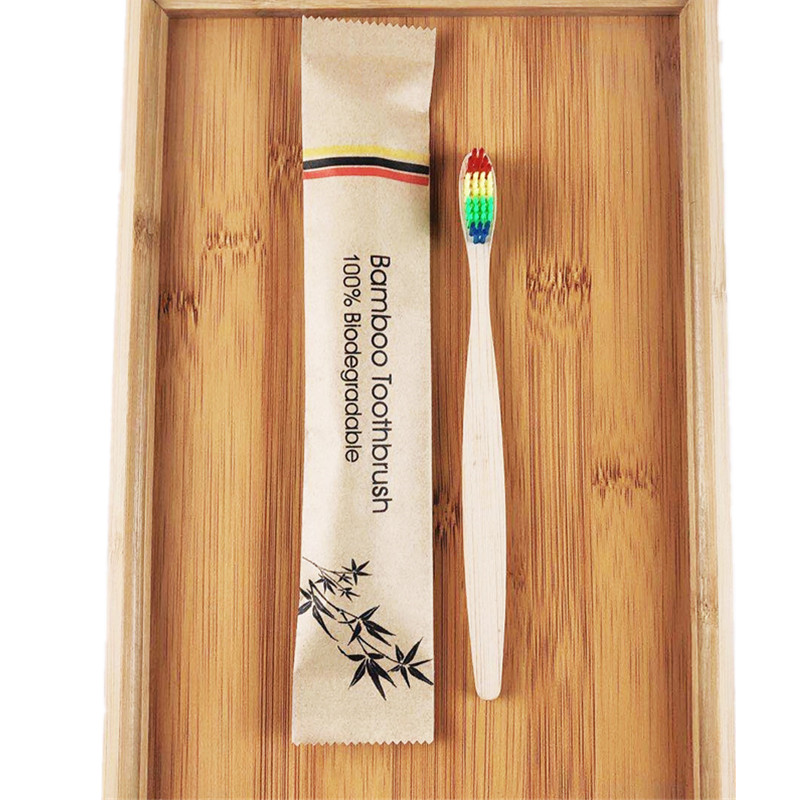 50 / 100 Pcs  Customized Laser - Bamboo Toothbrush Set 评论和价格